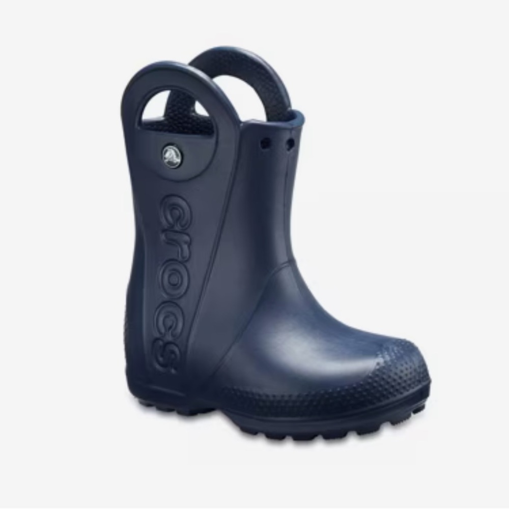 Toddler CROCS rain boot in navy sz 6
